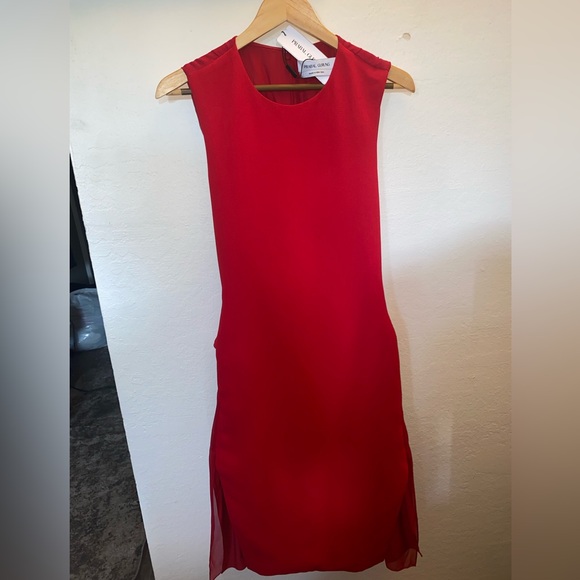 NWT✨Prabal Gurung Red Cocktail Dress - Picture 5 of 12